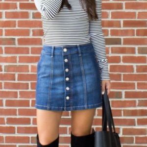 American eagle denim miniskirt